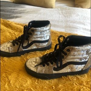 Crushed velvet “Old Skool “ Vans